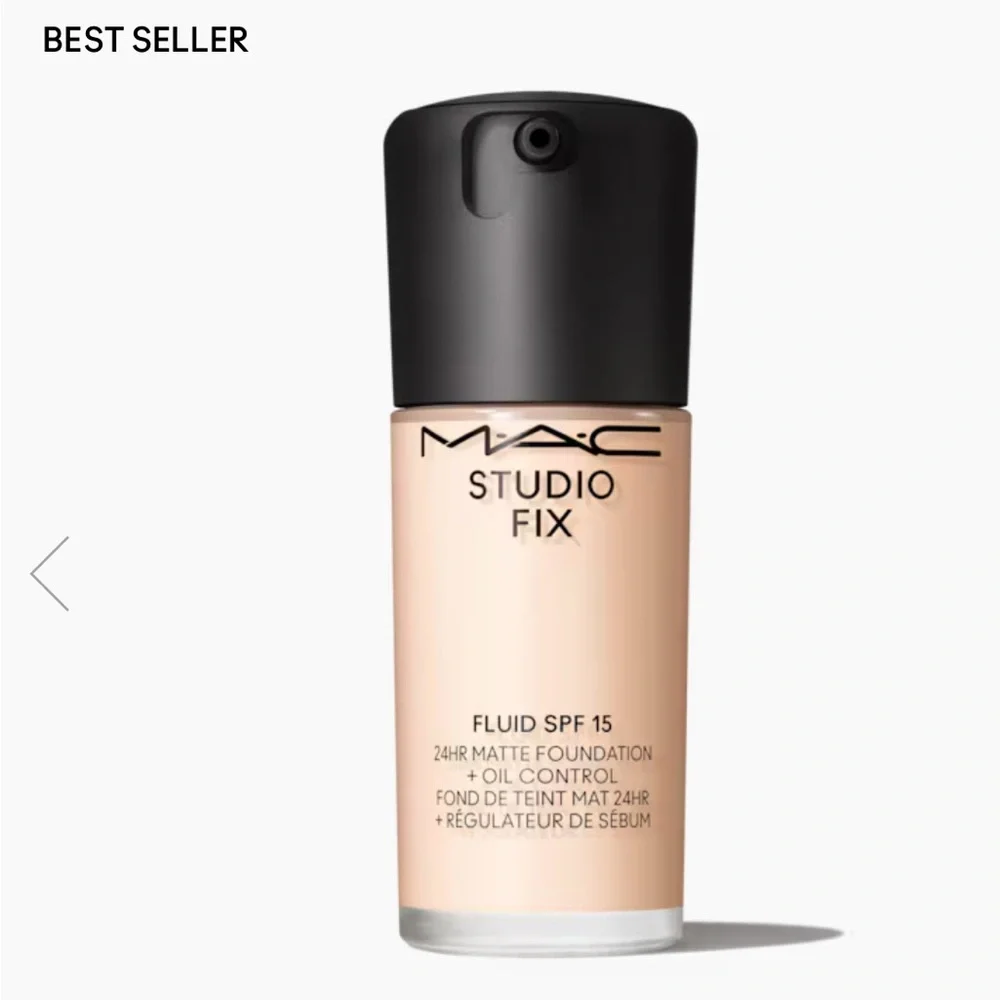MAC STUDIO FIX FLUID SPF 15 24HR MATTE FOUNDATION + OIL CONTROL NIB